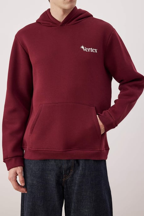TRENDYOL MAN Herren Bordeaux Galaxy Lang Regular Fit Sweatshirts - Image 2