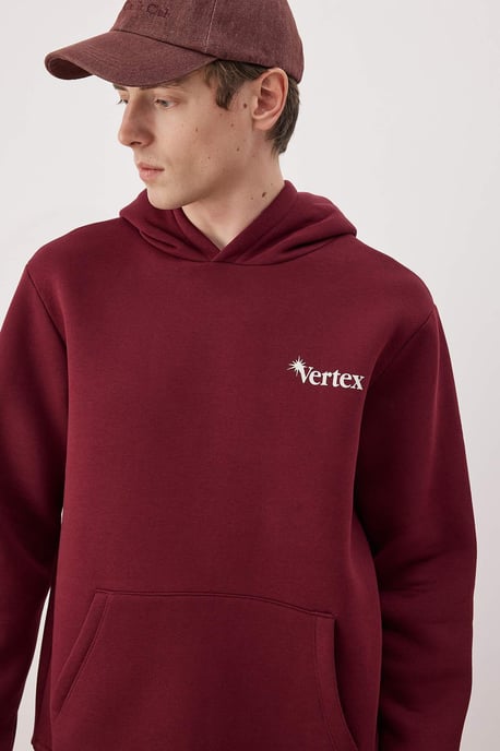 TRENDYOL MAN Herren Bordeaux Galaxy Lang Regular Fit Sweatshirts - Image 5