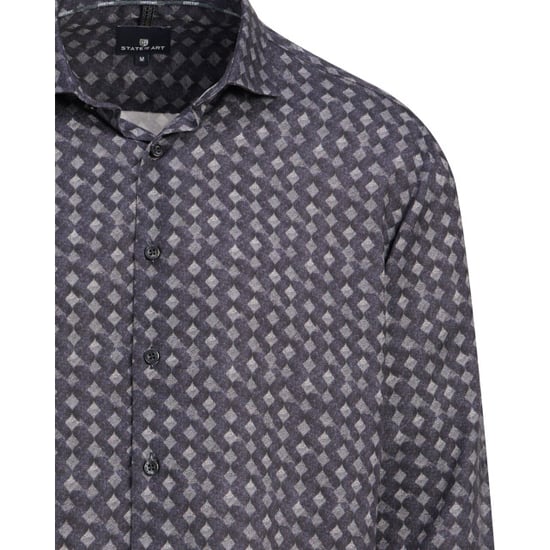 State of Art Casual dunkles Hemd - Image 3