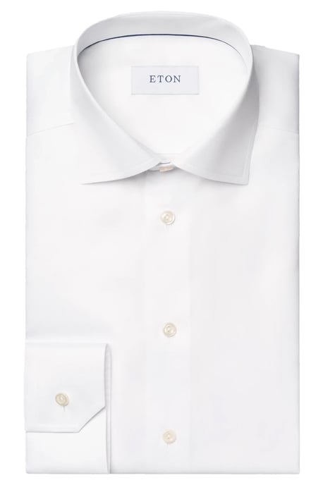 Eton Slim Fit Hemd uni weiß - Image 1