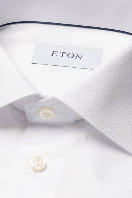 Eton Slim Fit Hemd uni weiß - Image 2