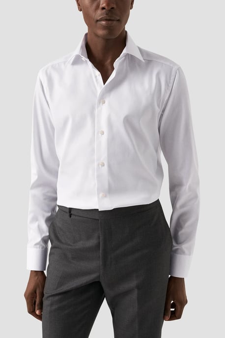 Eton Slim Fit Hemd uni weiß - Image 4