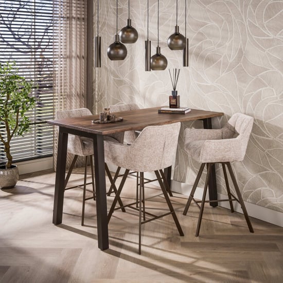 Hoyz Barstuhl Rova - 52x56x95 cm 2er-Set - Image 2