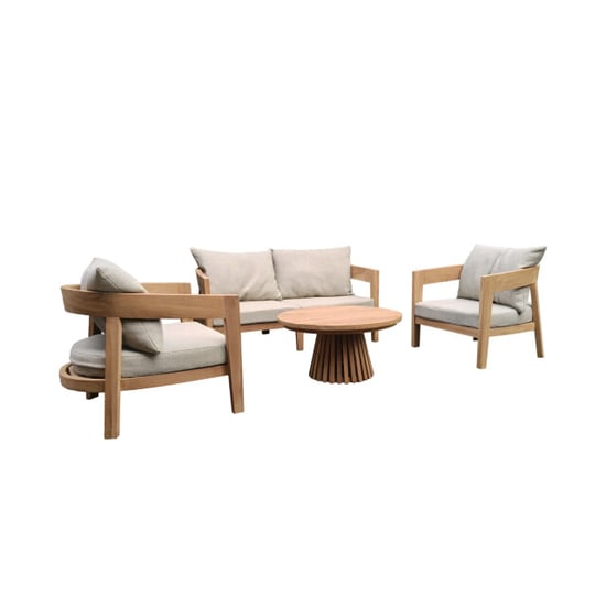 Livingfurn Bilbao Gartenmöbel-Set 80x148x68cm - Image 2