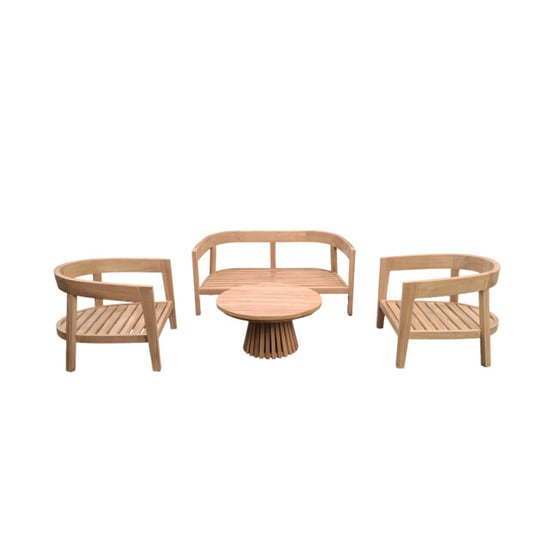 Livingfurn Bilbao Gartenmöbel-Set 80x148x68cm - Image 3