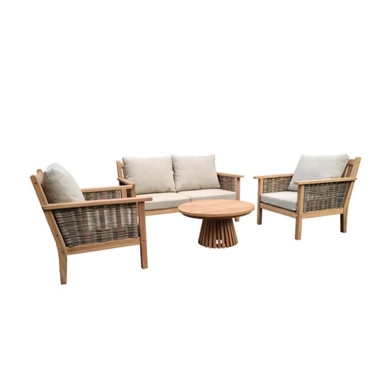 Livingfurn Malaga Gartenmöbel-Set 97x138x88cm - Image 4