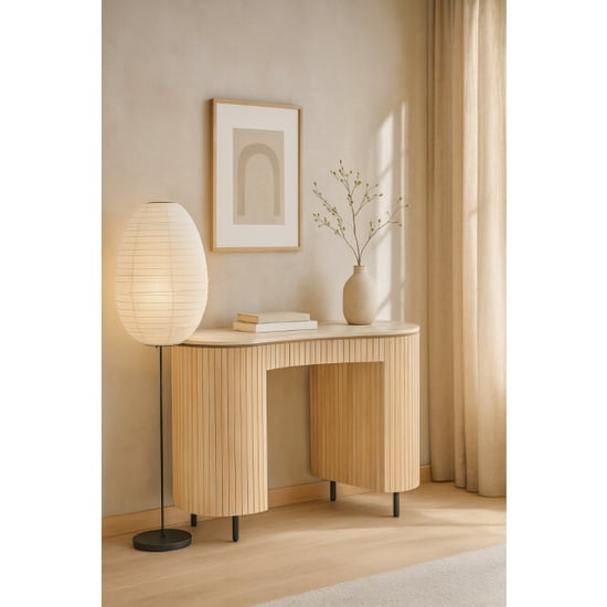 Brix Dexter Schreibtisch Natur Bottecino 60x136x80cm - Image 3