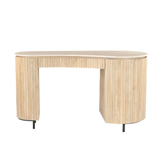 Brix Dexter Schreibtisch Natur Bottecino 60x136x80cm - Image 4