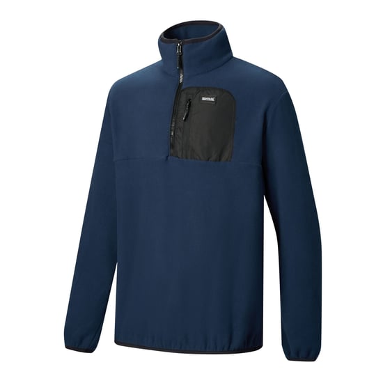 Regatta - "Frankie" Fleece-Oberteil für Herren, mit halbem Reißverschluss (Marine/Schwarz) - Image 3