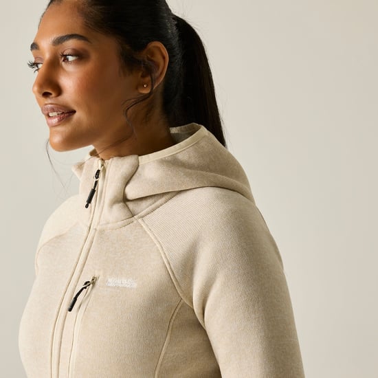 Regatta - "Newhill" Fleecejacke für Damen, mit Kapuze (Helles Vanillegelb) - Image 6