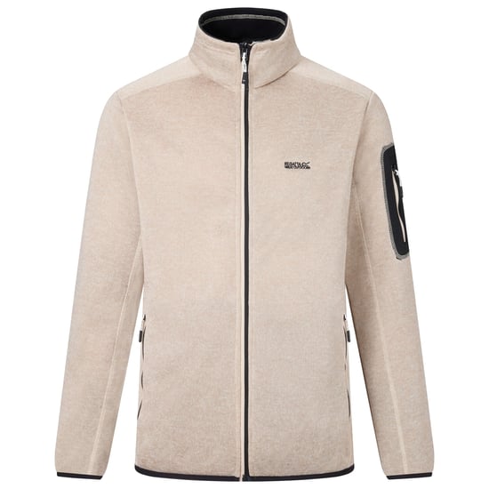 Regatta - "Newhill" Fleecejacke für Herren, Durchgehender Reißverschluss, meliert (Mondstrahl) - Image 1