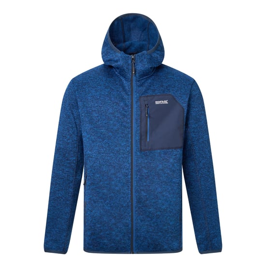 Regatta - "Newhill" Fleecejacke für Herren, Durchgehender Reißverschluss, meliert (Aviatorblau) - Image 2