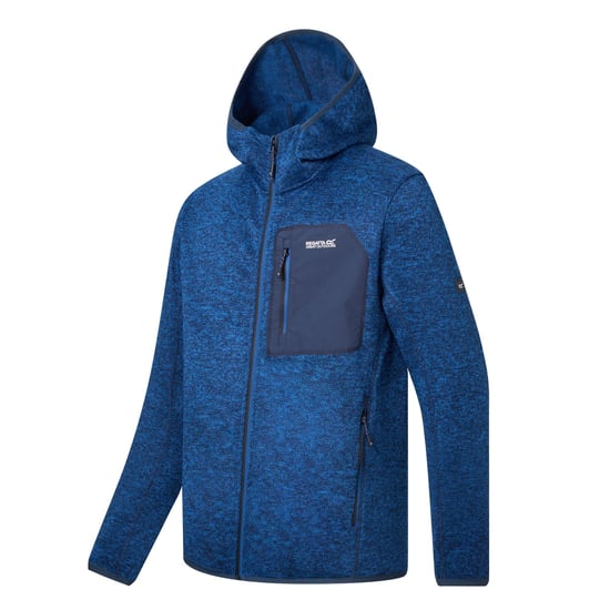 Regatta - "Newhill" Fleecejacke für Herren, Durchgehender Reißverschluss, meliert (Aviatorblau) - Image 4