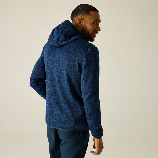 Regatta - "Newhill" Fleecejacke für Herren, Durchgehender Reißverschluss, meliert (Aviatorblau) - Image 6