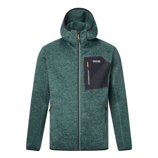 Regatta - "Newhill" Fleecejacke für Herren, Durchgehender Reißverschluss, meliert (Dunkelwaldgrün) - Image 2