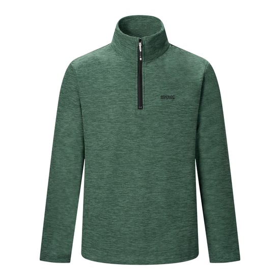 Regatta - "Thompson" Fleecejacke für Herren, mit halbem Reißverschluss, meliert (Dunkelwaldgrün) - Image 2