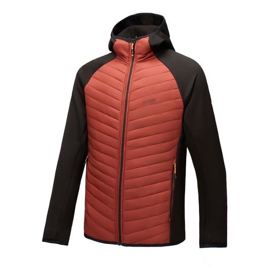 Regatta - "Andreson" Hybridjacke für Herren (Gebrannte Henna/Schwarz) - Image 3