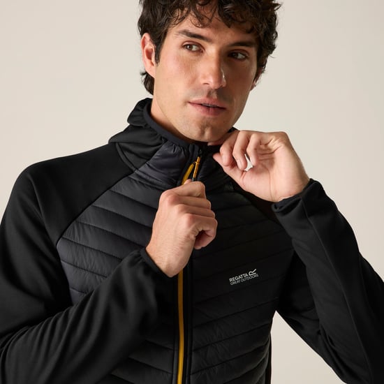 Regatta - "Andreson" Hybridjacke für Herren (Asche/Schwarz) - Image 4