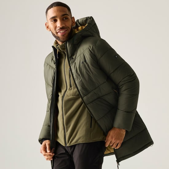 Regatta - "Browen" Steppjacke für Herren (Dunkel-Khaki/Holzbraun) - Image 4