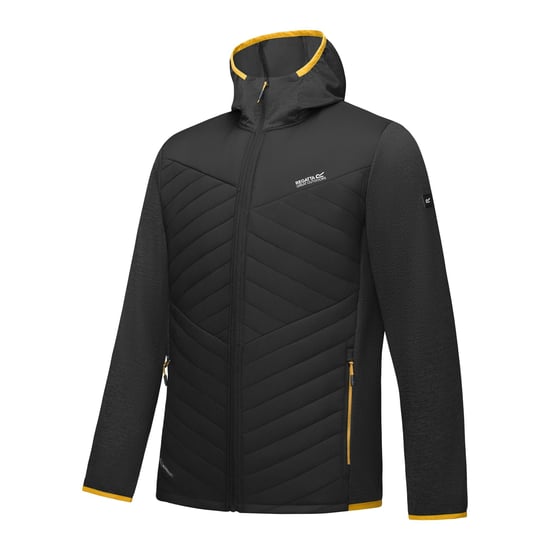 Regatta - "Andreson" Hybridjacke für Herren, meliert (Schwarz/Holzbraun) - Image 4