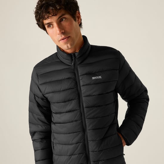 Regatta - "Marizion" Steppjacke für Herren (Schwarz/Holzbraun) - Image 4