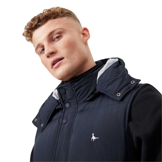 Jack Wills - "Firestone" Weste für Herren, Wasserbeständig (Schwarz) - Image 4