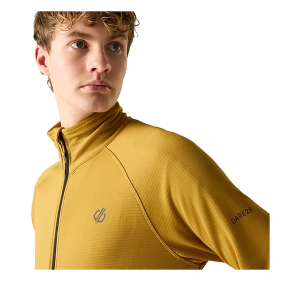 Dare 2B - "Fuse Up" Midlayer für Herren, Durchgehender Reißverschluss, Stretch (Holzbraun) - Image 6