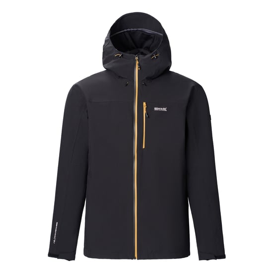 Regatta - "Birchdale II" Jacke, wasserfest für Herren (Schwarz/Holzbraun) - Image 2