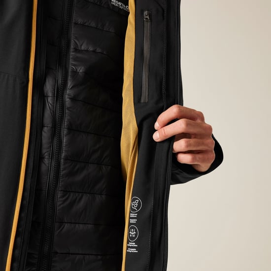 Regatta - "Wentwood" Jacke für Herren (Schwarz/Holzbraun) - Image 4