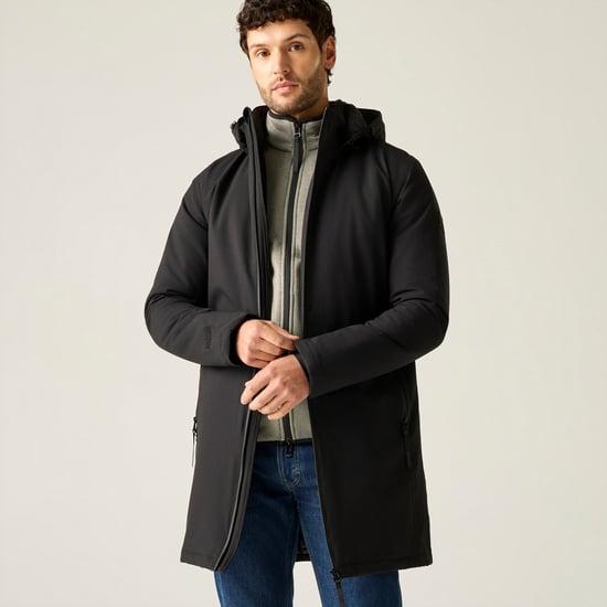 Regatta - "Merzen" Jacke, wasserfest für Herren, Isoliert (Schwarz) - Image 1