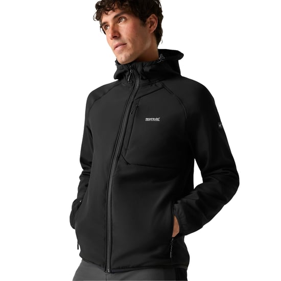 Regatta - "Ossek" Softshelljacke für Herren (Schwarz) - Image 1