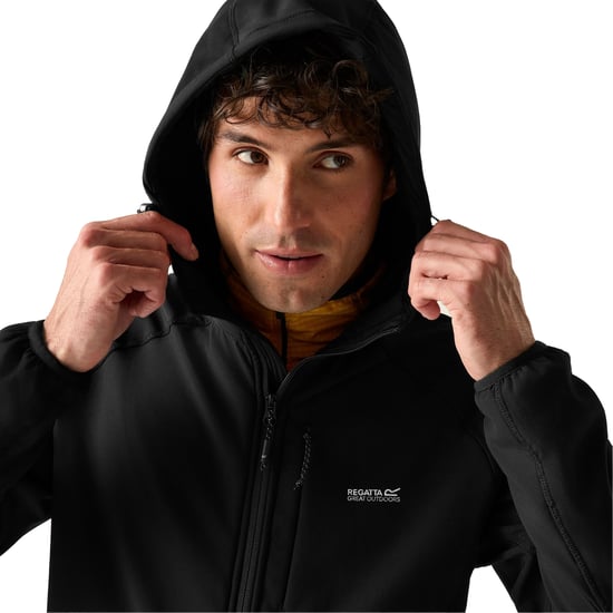 Regatta - "Ossek" Softshelljacke für Herren (Schwarz) - Image 5