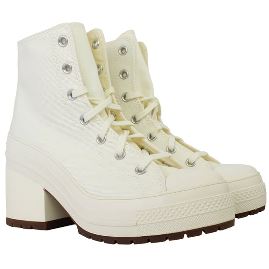 Converse Chuck 70 De Luxe Heel Hi Unisex Sneaker in Offwhite - Image 3