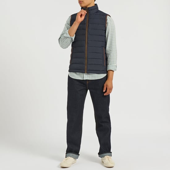 Joules Heritage Padded Herren-Steppweste Marineblau - Image 2