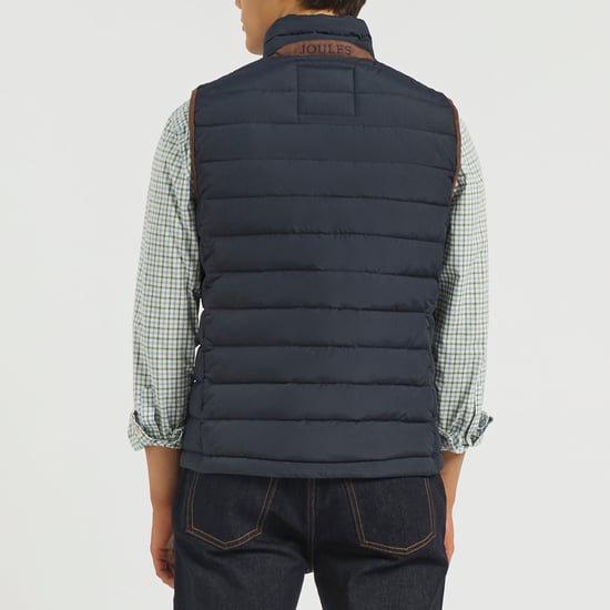 Joules Heritage Padded Herren-Steppweste Marineblau - Image 3