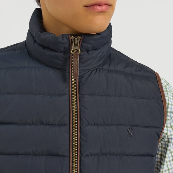 Joules Heritage Padded Herren-Steppweste Marineblau - Image 5