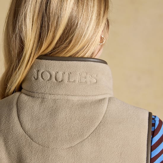 Joules Heritage Damen-Steppwesten Minkbraun - Image 3