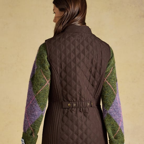 Joules Minx Damen-Steppweste Schokoladenbraun - Image 6