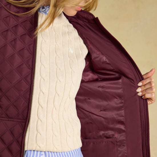 Joules Minx Damen Steppweste Dunkelrot - Image 2