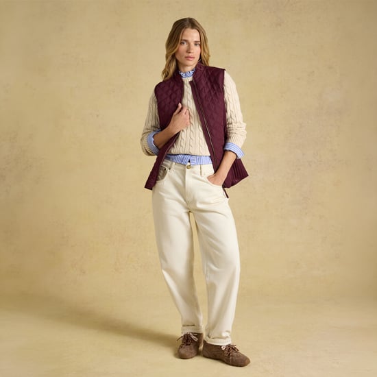 Joules Minx Damen Steppweste Dunkelrot - Image 3