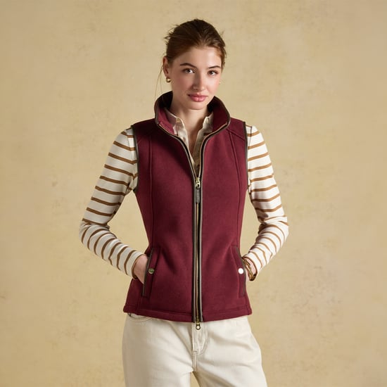 Joules Heritage Damen Steppwesten Rot - Image 2
