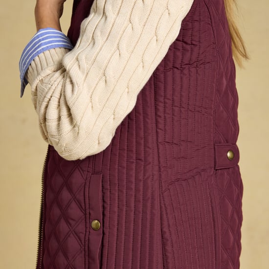 Joules Minx Damen Steppweste Dunkelrot - Image 5