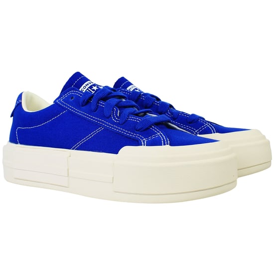 Converse Cruise OX Unisex Blaue Leinenschuhe - Image 2