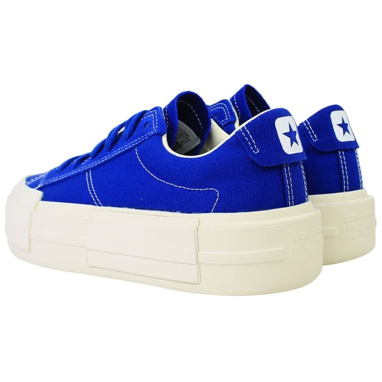 Converse Cruise OX Unisex Blaue Leinenschuhe - Image 3