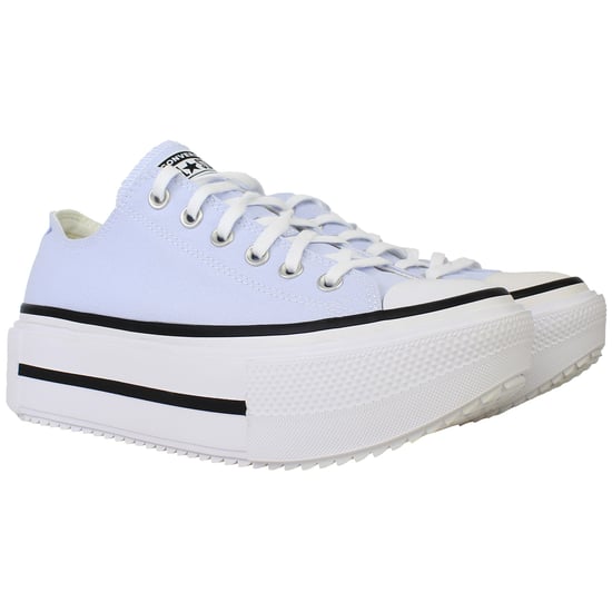 Converse Chuck Taylor Lift Double Stack OX Unisex Blaue Sneaker - Image 2