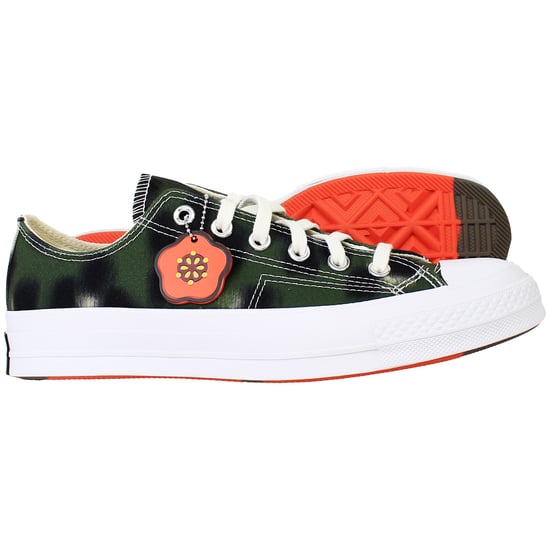 Converse Chuck 70 OX Unisex Freizeitschuhe Dunkelgrün - Image 4