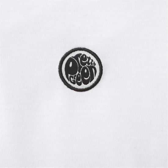 Pretty Green Herren-T-Shirt mit normaler Passform, Rundhalsausschnitt, Weiß - Image 4