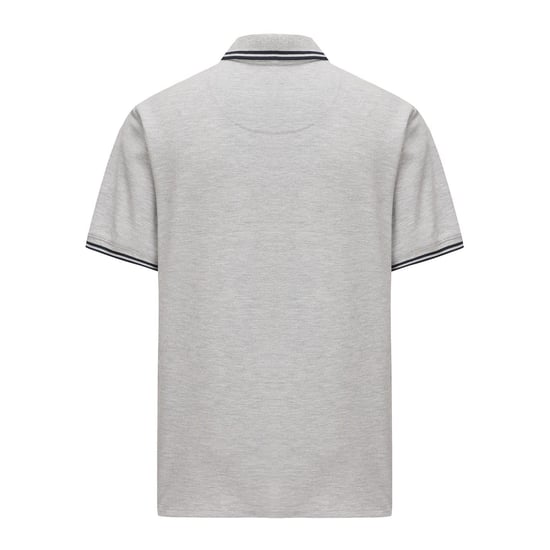Pretty Green Barton Polohemd für Herren in Graumeliert - Image 6