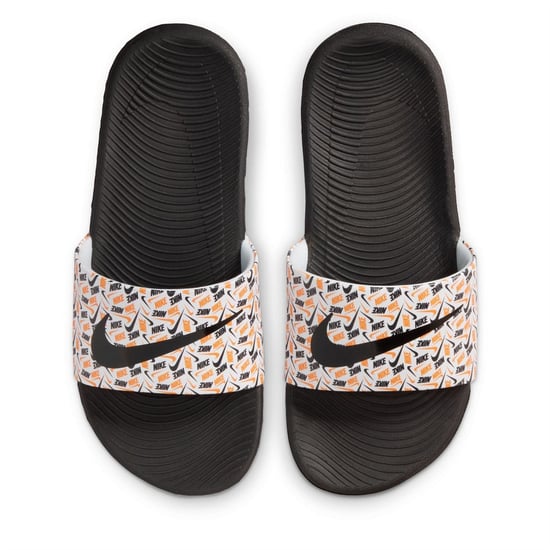 Nike Kawa Slide Aop für Jungen in Weiß/Schwarz - Image 3