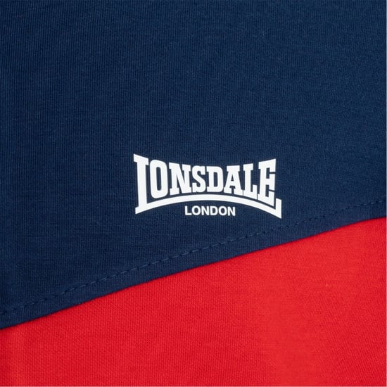 Lonsdale Herren-Trainingsanzug Rot/Marineblau - Image 4